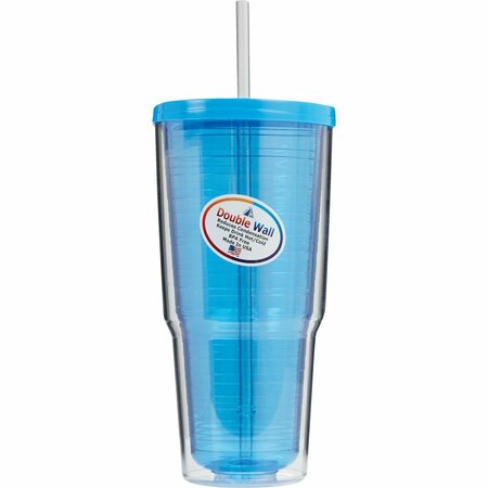 ARROW PLASTIC Arrow 24 Oz. Double Wall Insulated Tumbler 01504